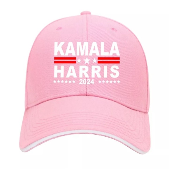 Kamala Harris 2024 Pink Adjustable Baseball Cap main image 5
